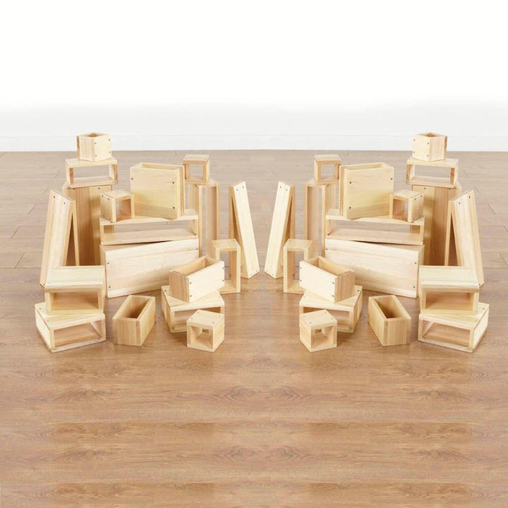 Wooden Hollow Blocks 18pk - EASE