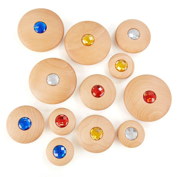 Wooden Jewel Pebbles - EASE
