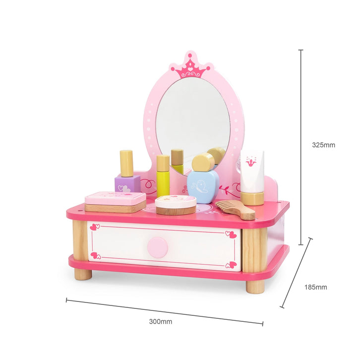 Wooden Make - up Set with Mirror - EASE