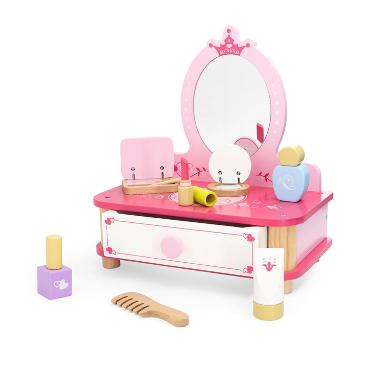 Wooden Make - up Set with Mirror - EASE