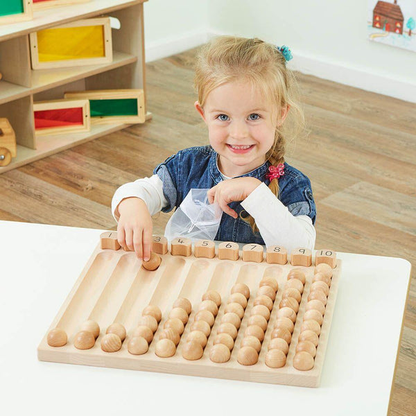 Wooden Number Collection Board - EASE