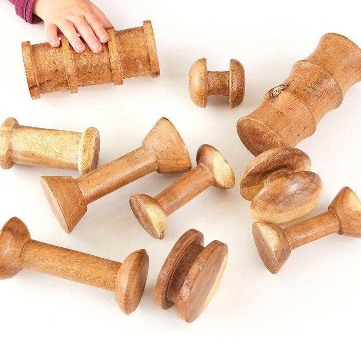 Wooden Spool Set 10pcs - EASE