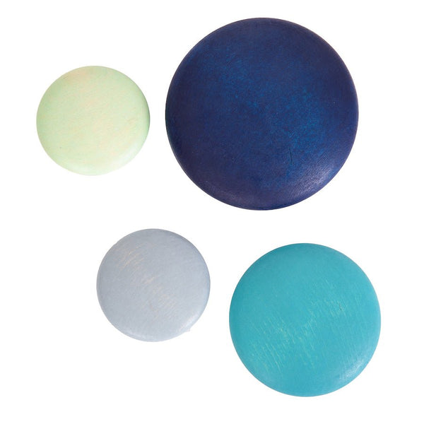 Wooden Stacking Pastel Pebbles 4pk - EASE
