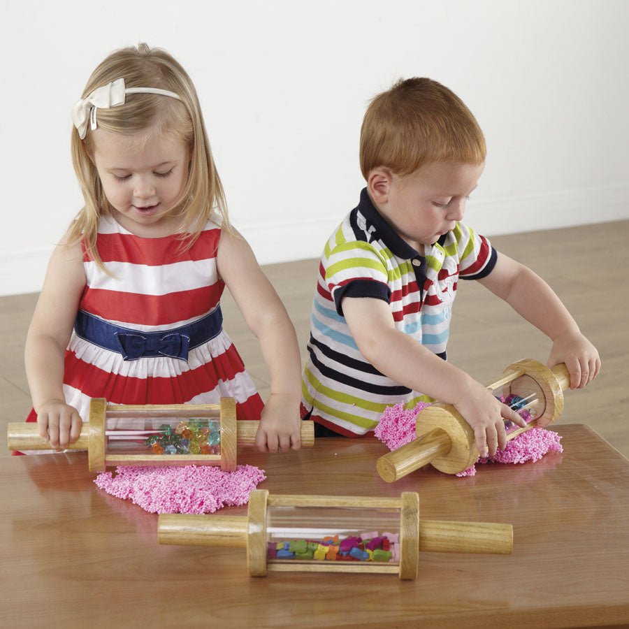 Wooden Treasure Cylinder Rolling Pin 3 Pack - EASE