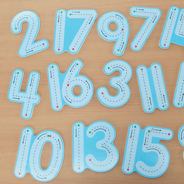 Wooden Wipe Clean Number Formation Set 1 - 20 - EASE