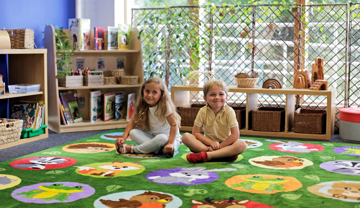 Woodland Animals Placement Carpet - EASE