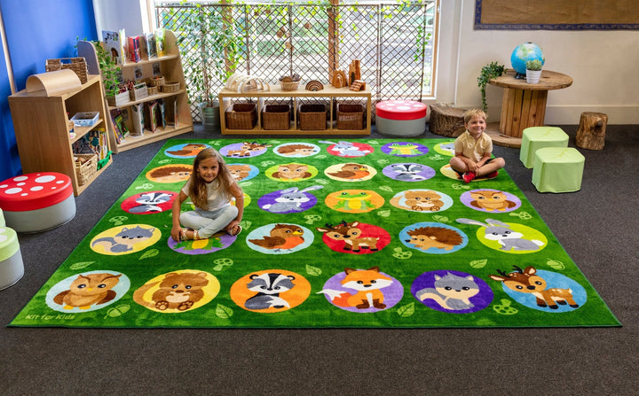 Woodland Animals Placement Carpet - EASE