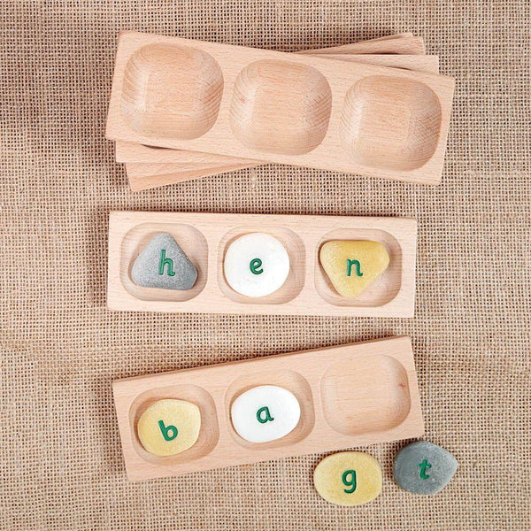 Word Building Trays 4section 6pk - EASE