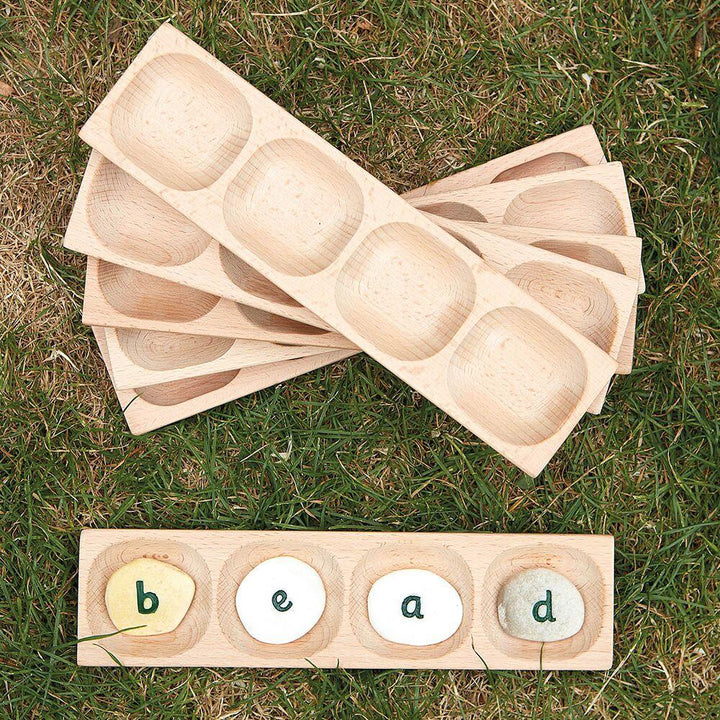 Word Building Trays 4section 6pk - EASE