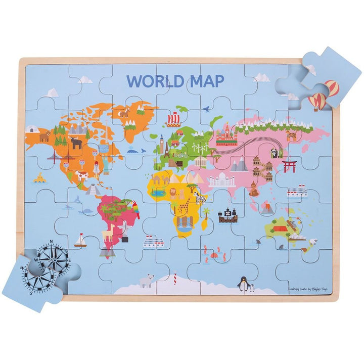 World Map Puzzle - EASE