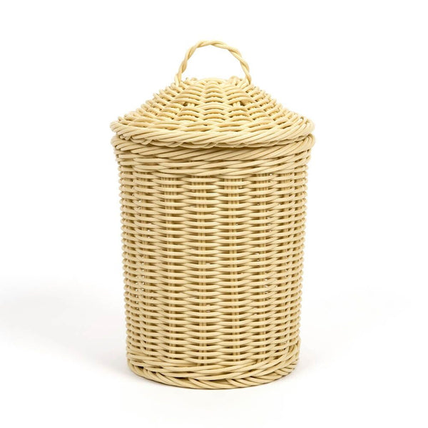Woven Nesting Storage Baskets with Lids 3pk - EASE