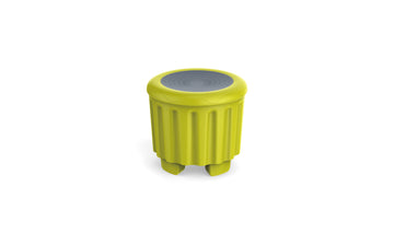 Stool with storage green
