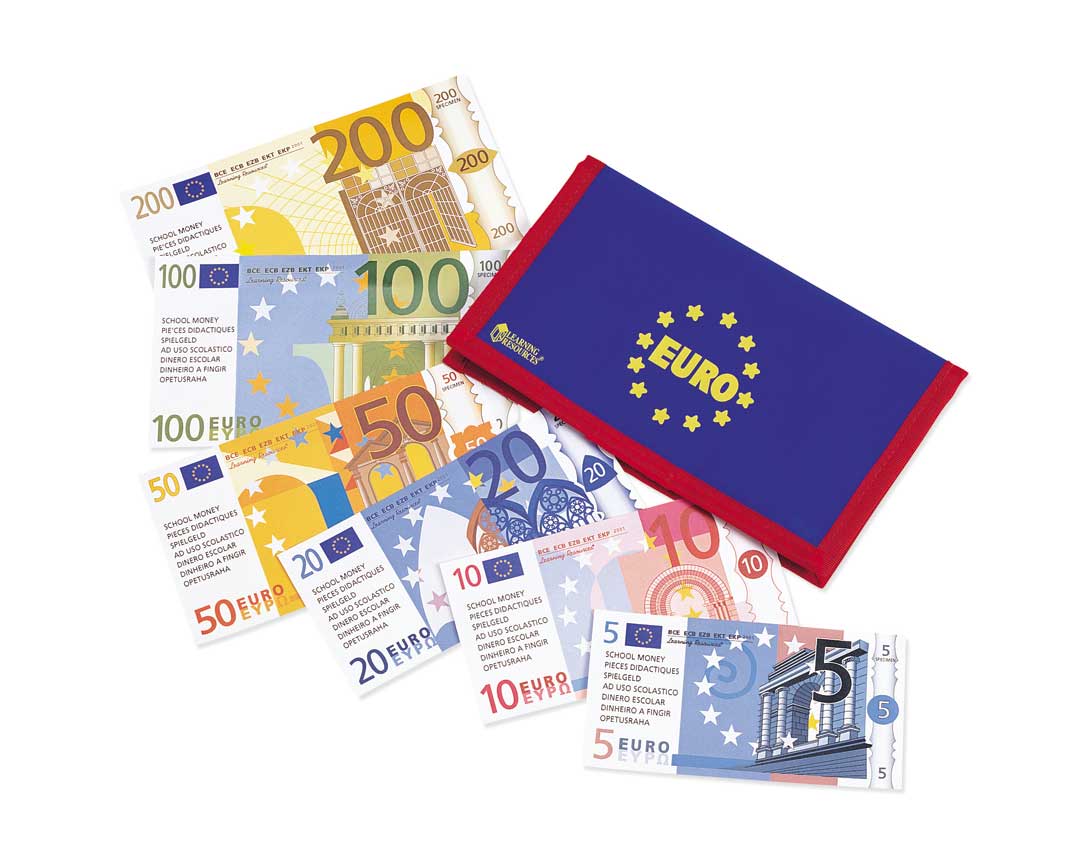Euro Money Wallet with Notes