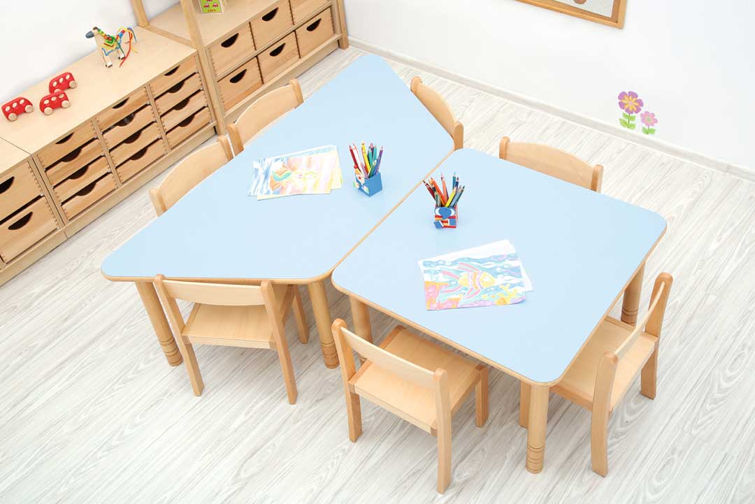 Flexi Square Table - 48-58cm - All Colours