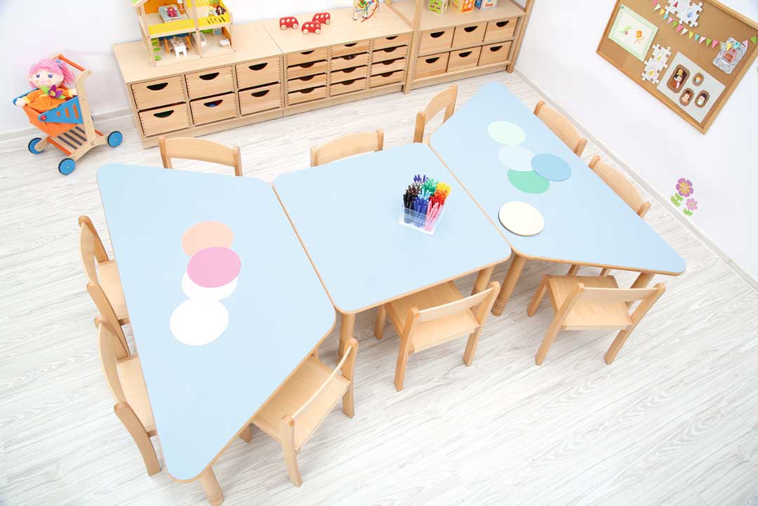 Flexi Square Table - 48-58cm - All Colours
