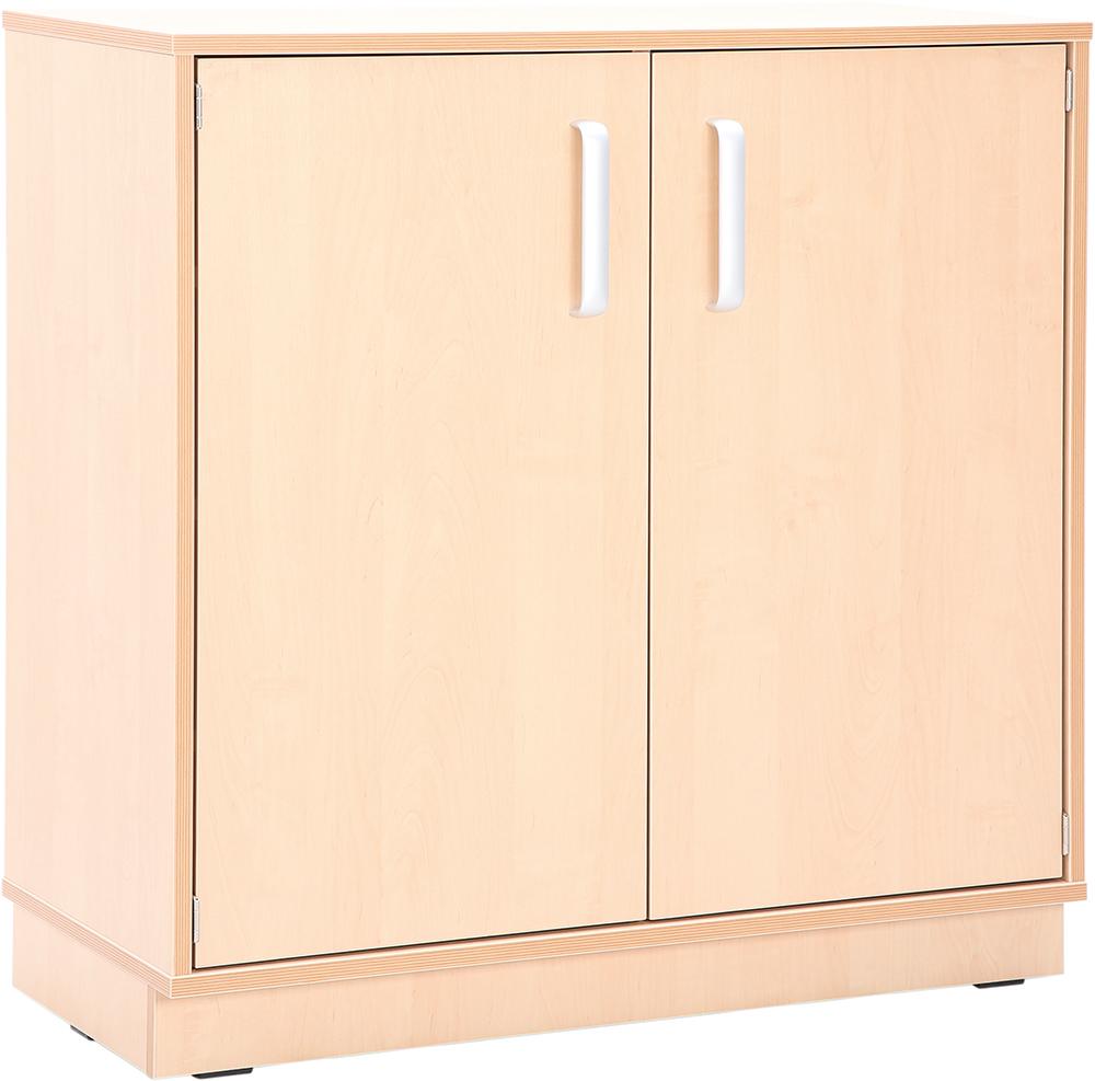 Medium Cabinet with 3 shelves and partition with plinth H87cm