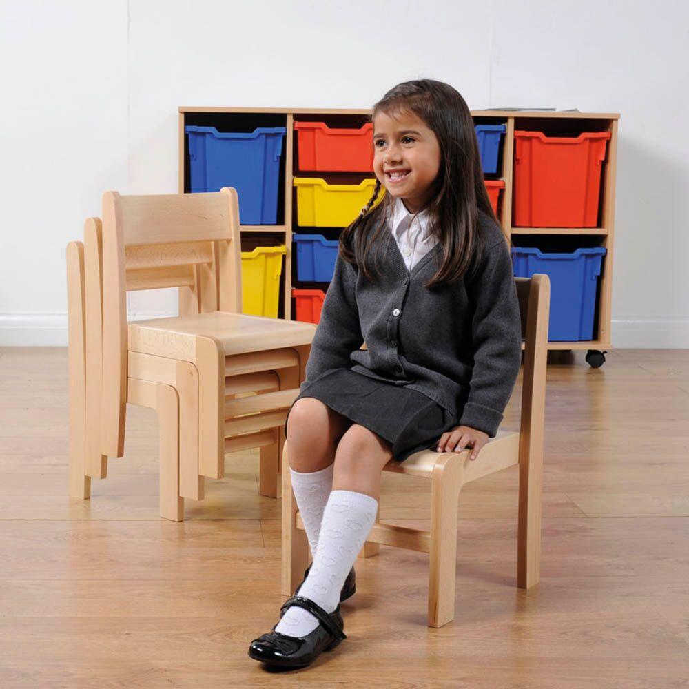 Classic Stacking Chair 4pk H310mm