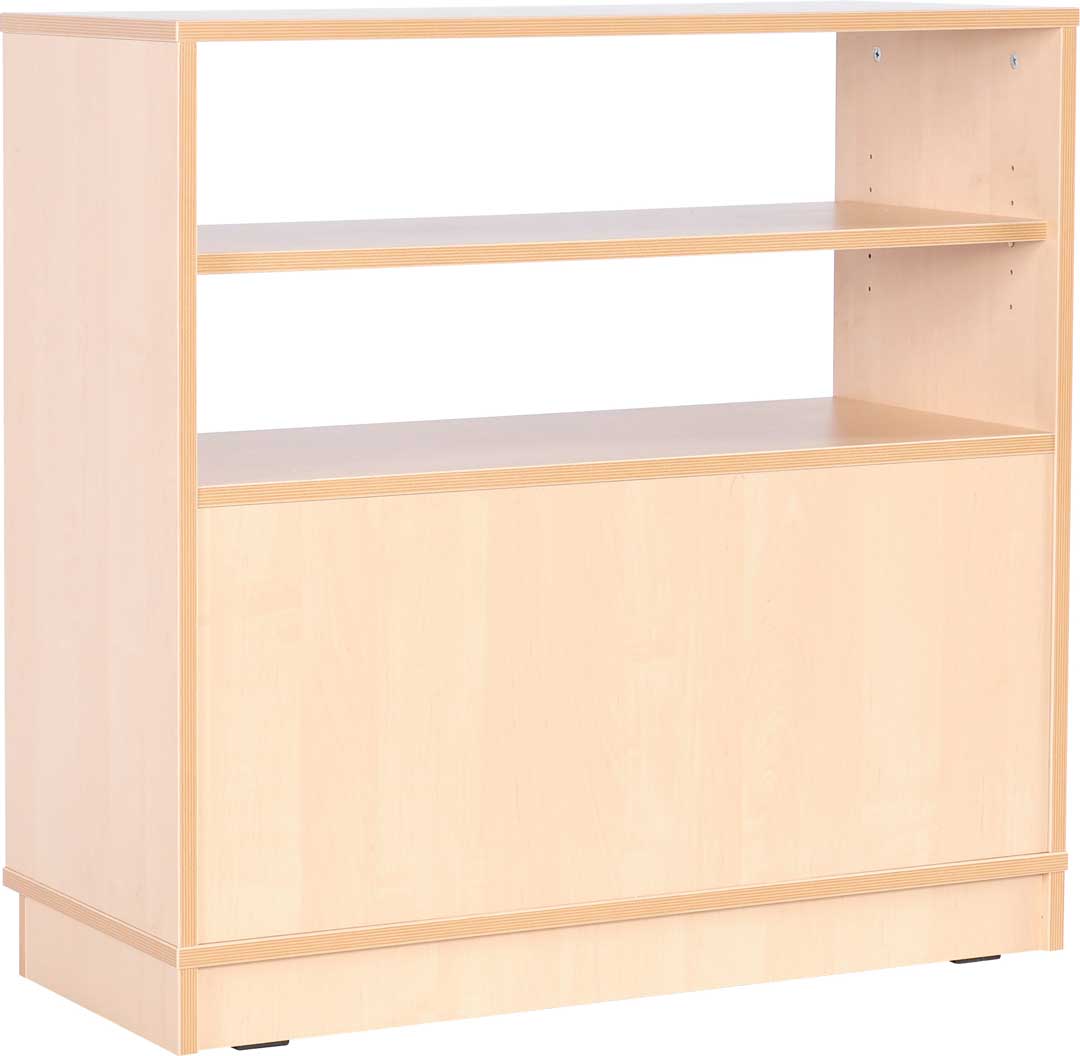 M Cabinet Half Open 3 shelves with castors