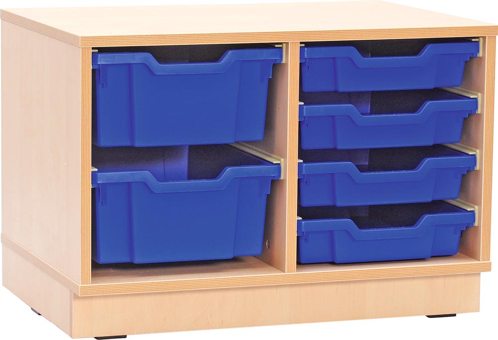 S Cabinet Small for Plastic Containers with plinth
