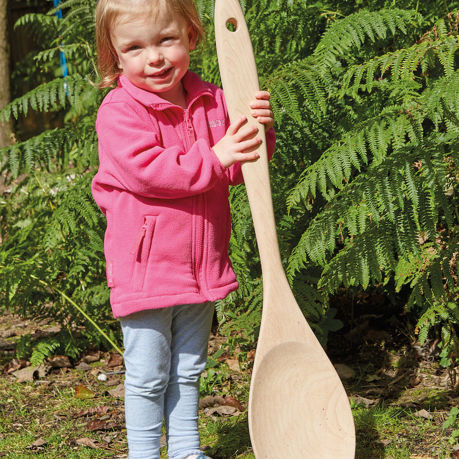 Large Outdoor Wooden Spoon