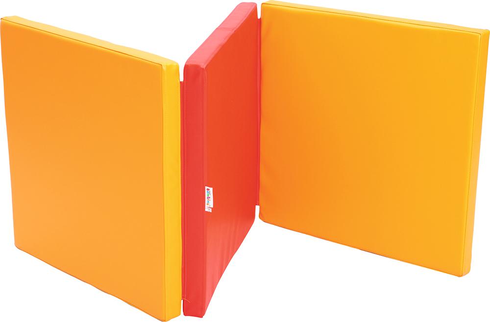 Three-pc mattress red/orange