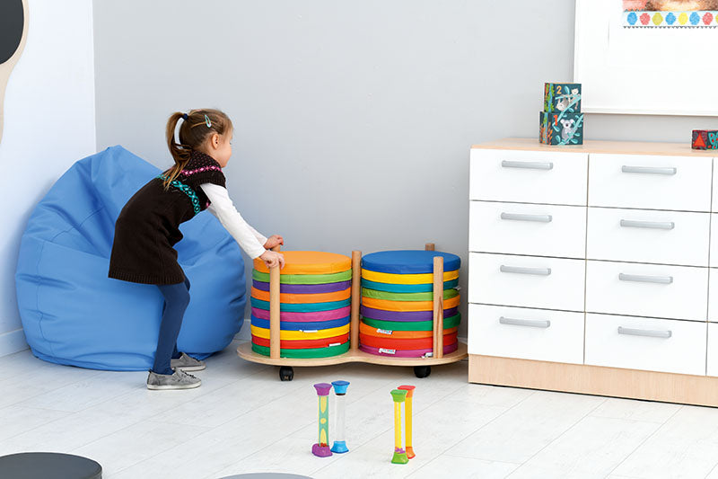Mobile Stand for Round Cushions