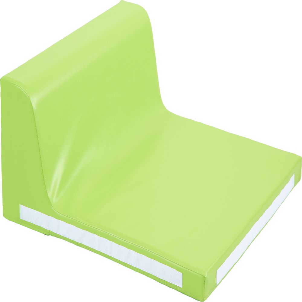 Square foam sofa, green