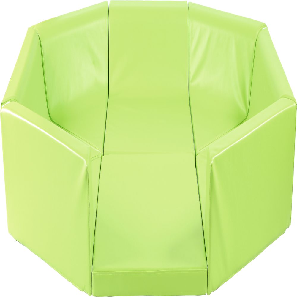 Square foam mattress, green