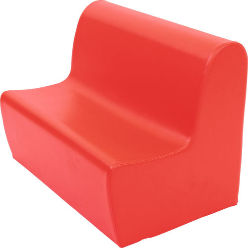 Medium Soft Seating Sofa in Red