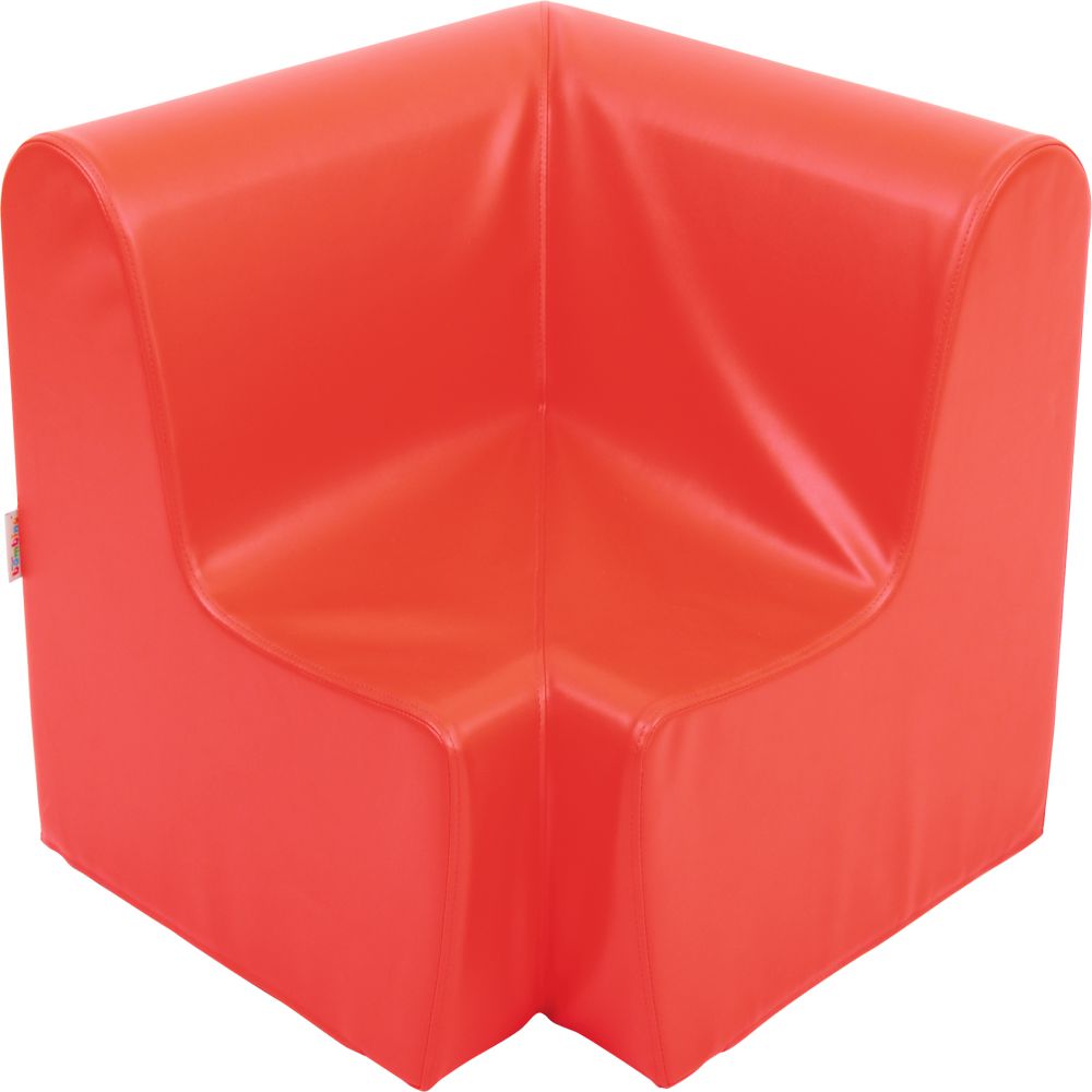 Medium corner seat red