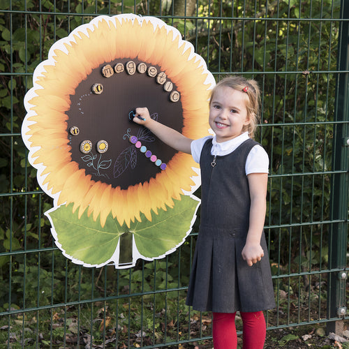 Outdoor Mark Making Sunflowers
