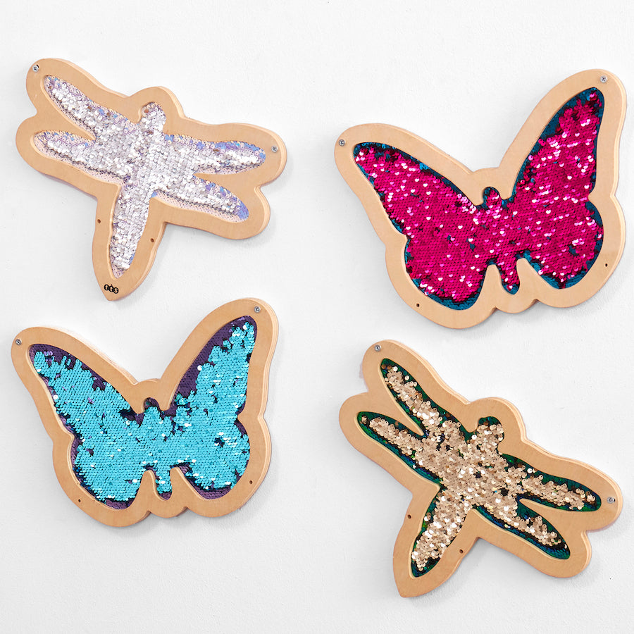 Mark Making Sequin Dragonflies and Butterflies- Pack of 4
