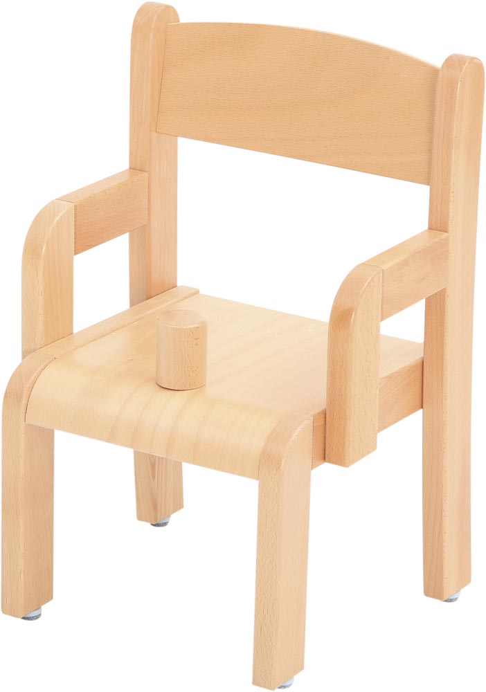 Toddler Chair with Armrest and Anti Slip Bar - 21cm