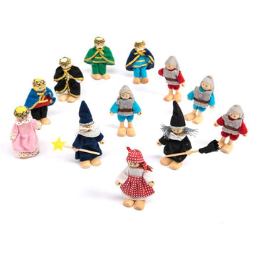 Fairy Tale and Medieval Wooden Small World Figures