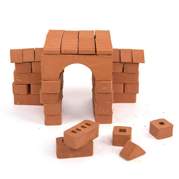 Bucket of Bricks and Building Materials 139pcs