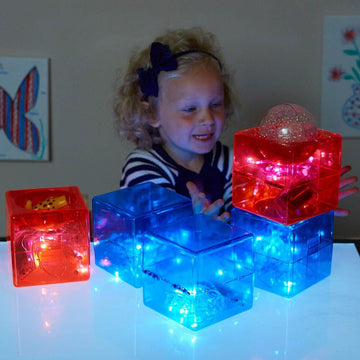 Acrylic Open Up Construction Cubes and Spheres