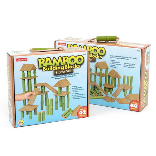 Bamboo Building Blocks 42pcs