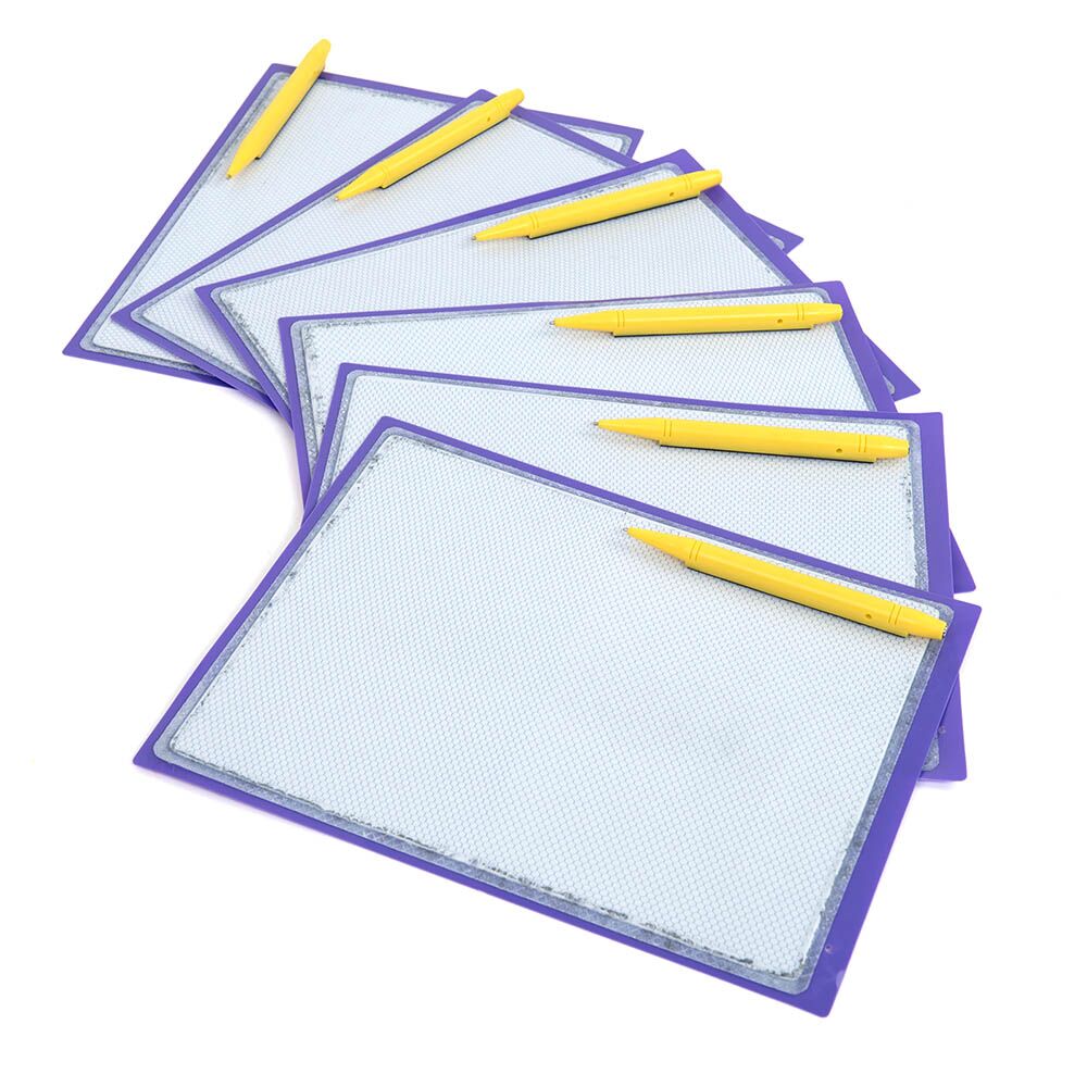 Magnetic Write and Wipe Tablet 6pk