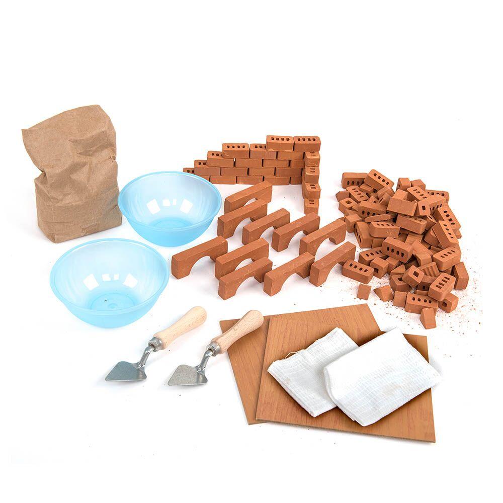 Bucket of Bricks and Building Materials 139pcs