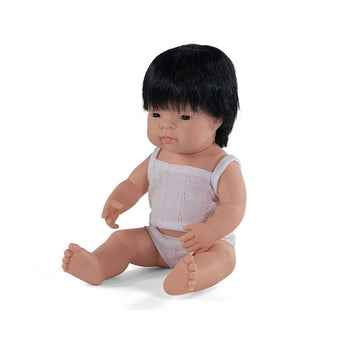 Miniland Hard Bodied Multicultural Dolls Asian Boy