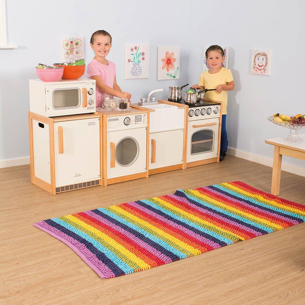 Country Style Role Play Kitchen Washing Machine