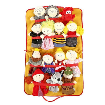 Hand Puppets Set with Bag