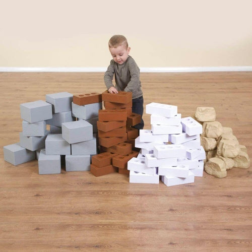 Foam Building Bricks (pack size: 25,50,75)