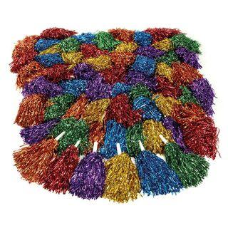 Glittery Dance Pom Poms 60pk