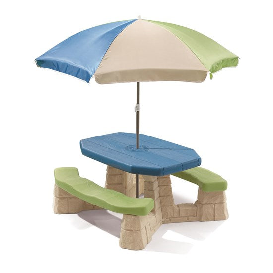 Picnic Table With Umbrella