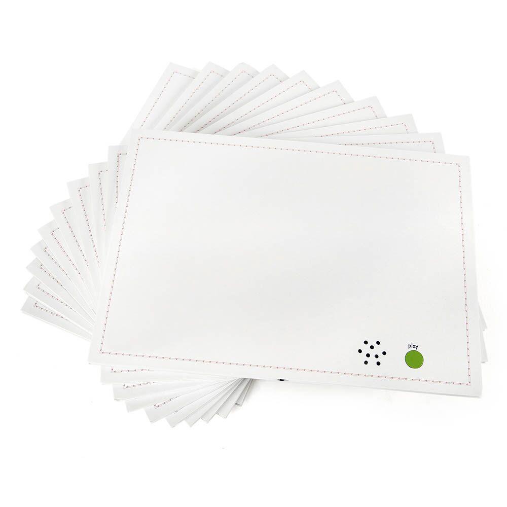 A4 Talk-Time Recordable Card 30 Second 10pk