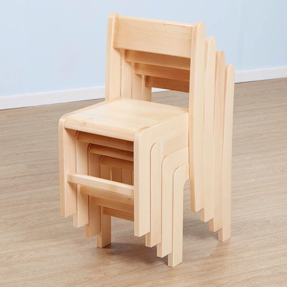 Classic Stacking Chair 4pk H310mm