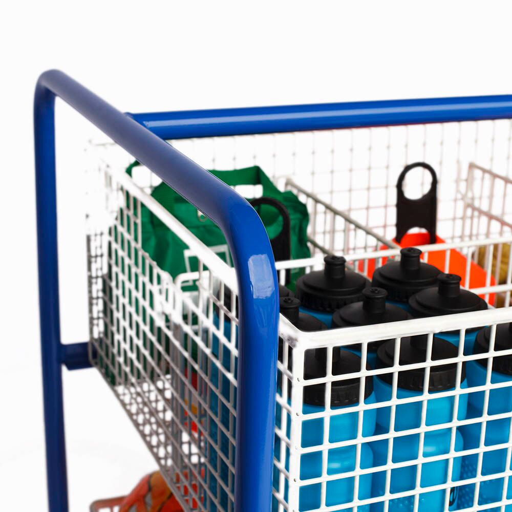 Wire Basket Equipment Trolley L105 x H76 x W64cm