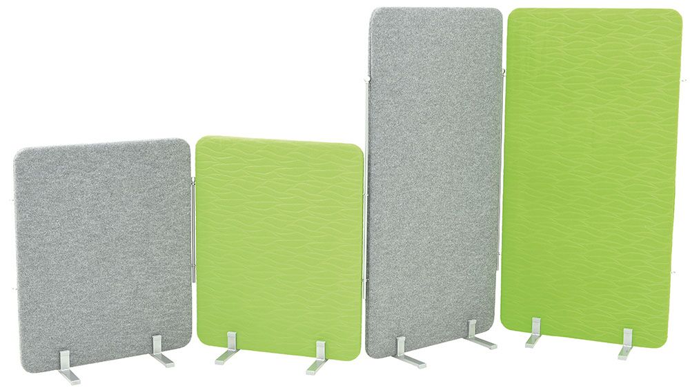 Freestanding Privacy Silencing Screens - All sizes - Green/Grey