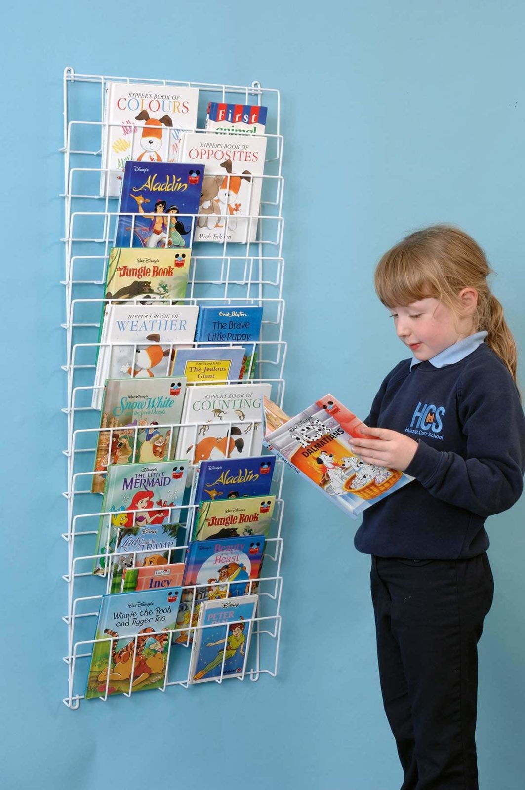 Vertical Book Rack